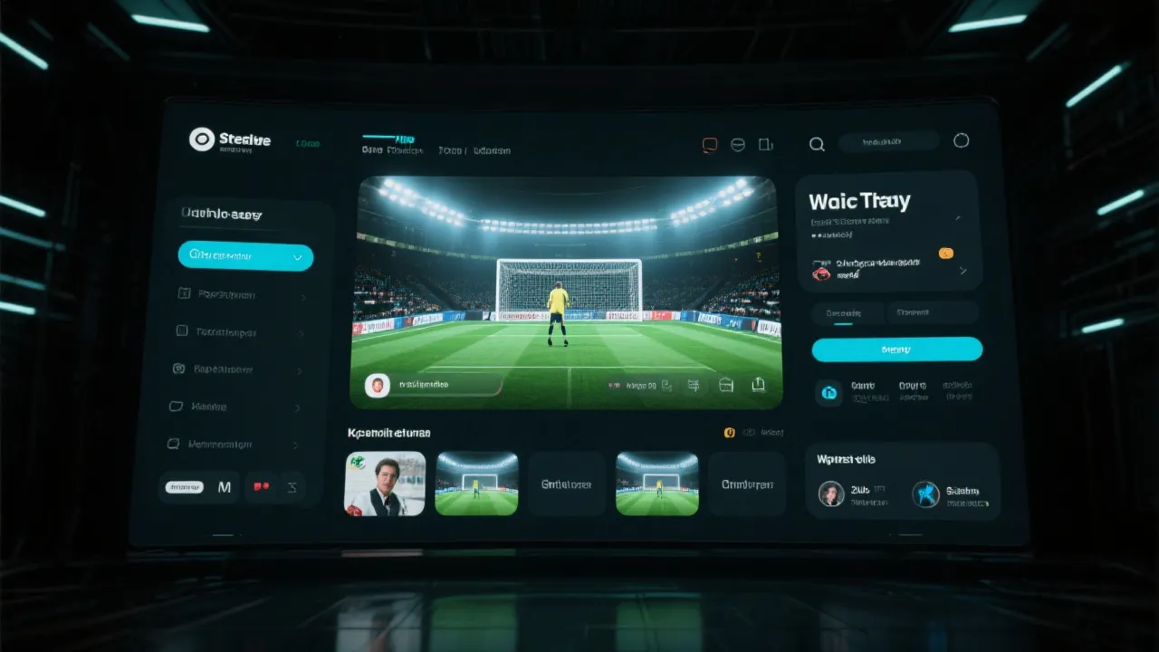 世界盃直播畫面示意