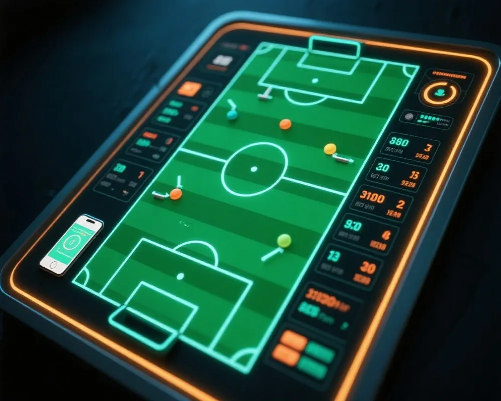 賽事數據與盤口分析示意